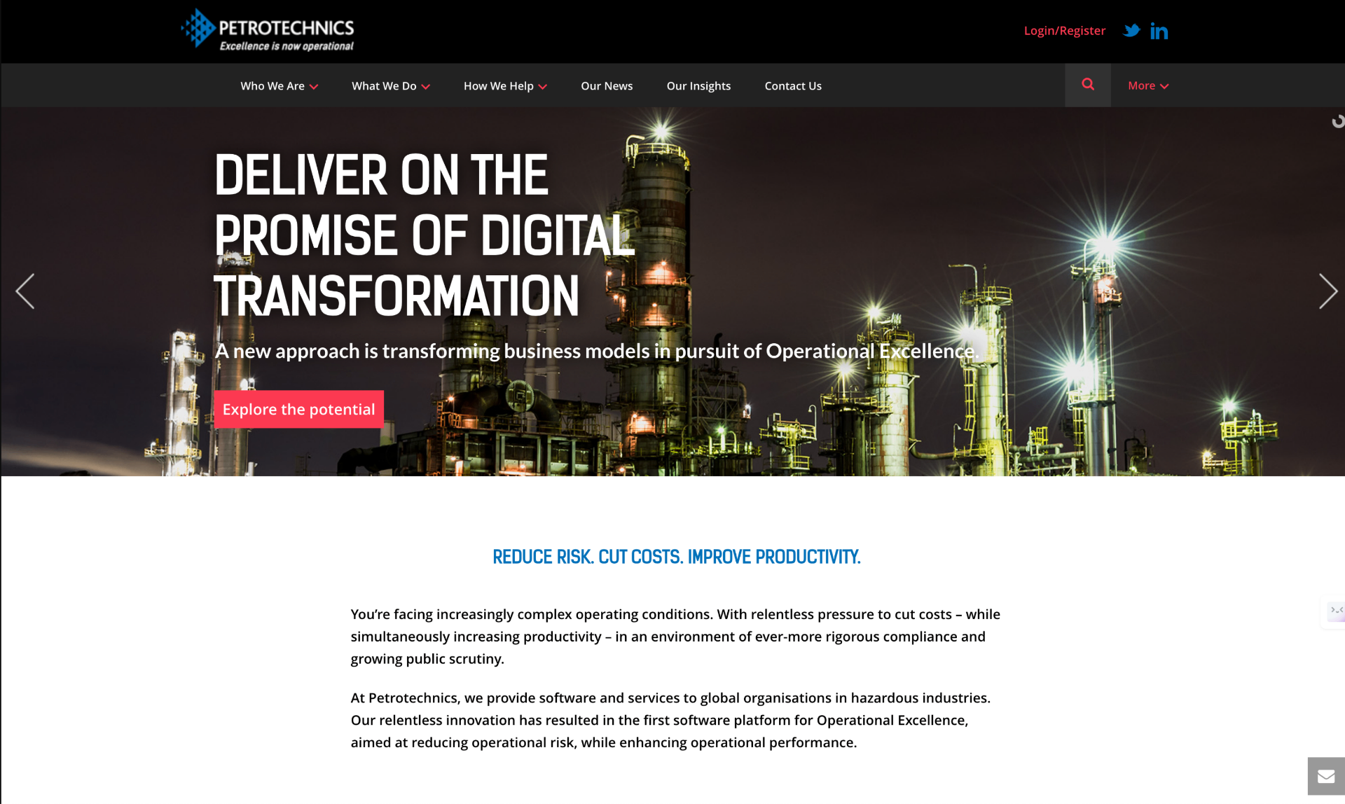 Petrotechnics Ltd After Redesign