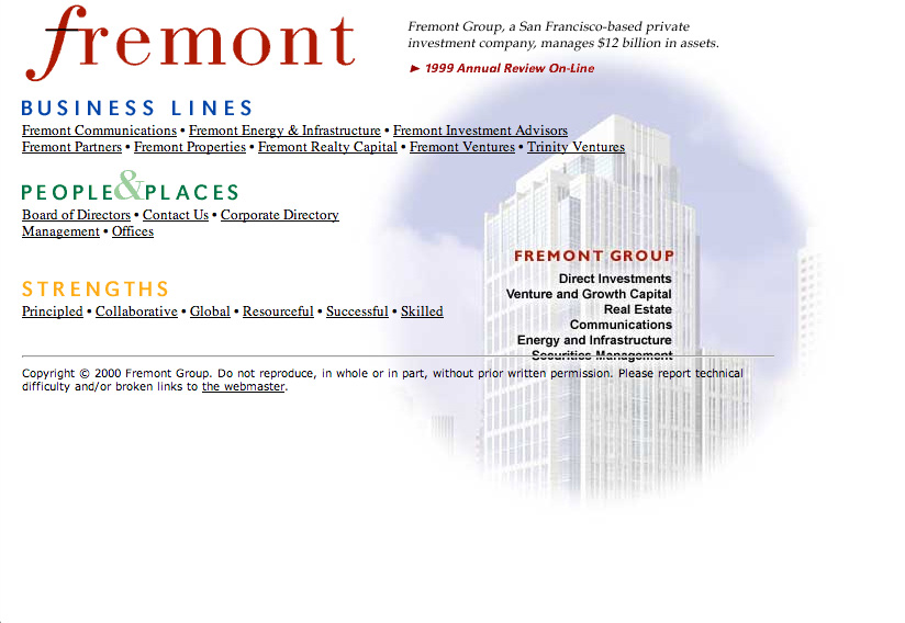Fremont Group before redesign